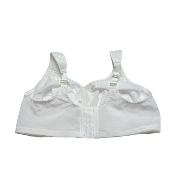 Just My Size Comfort Cushion Strap Soft Cup Full Figure Bra Style 1963 White 44D - Picture 5 of 10